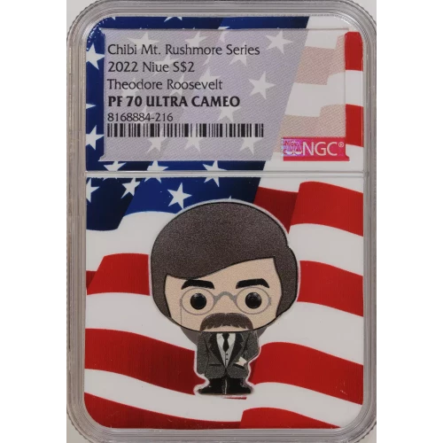 2022 Theodore Roosevelt Chibi Mt. Rushmore Series ULTRA CAMEO (3)