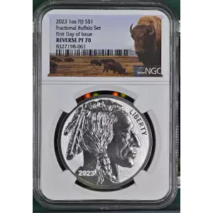 2023 1oz Fractional Buffalo Set First Day of Issue (2)
