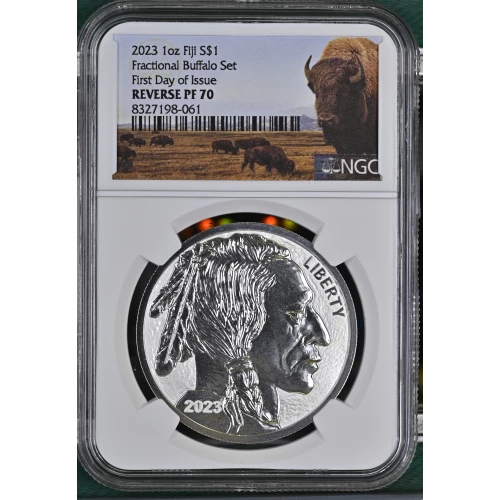 2023 1oz Fractional Buffalo Set First Day of Issue (2)