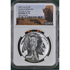 2023 1oz Fractional Buffalo Set First Day of Issue (2)