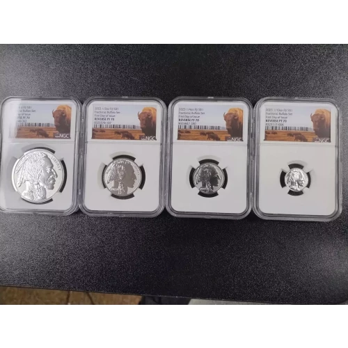 2023 1oz Fractional Buffalo Set First Day of Issue (4)