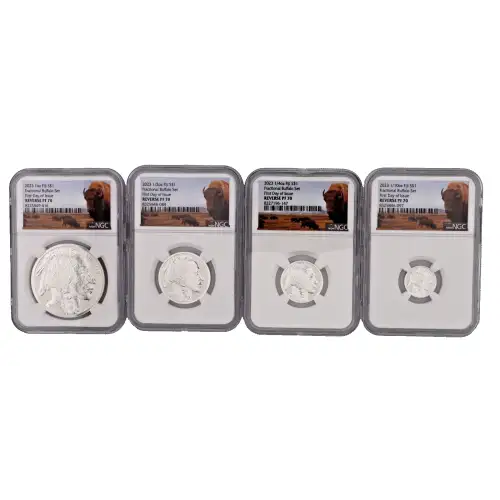 2023 1oz Fractional Buffalo Set First Day of Issue (2)