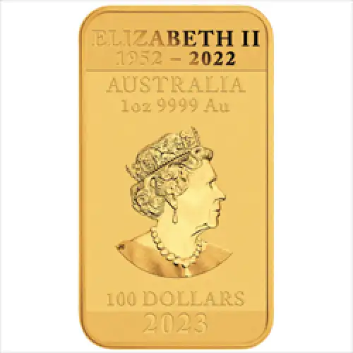 2023 Australian Perth Mint 1oz Dragon Gold rectangular coin (3)