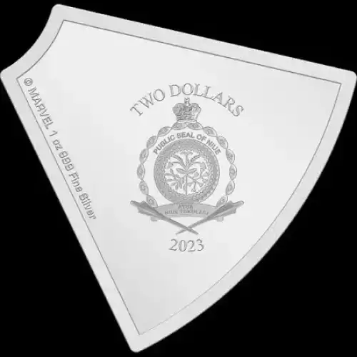 2023 Niue Avengers 60th Anniversary 1 oz, 2 Dollar Silver Coin (2)