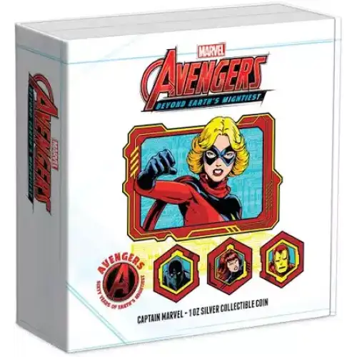 2023 Niue Avengers 60th Anniversary 1 oz, 2 Dollar Silver Coin (3)