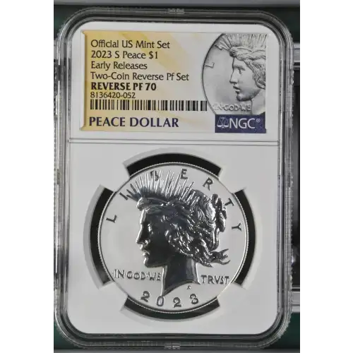 2023 S Early Releases Two-Coin Reverse Pf Set Official US Mint Set (2)