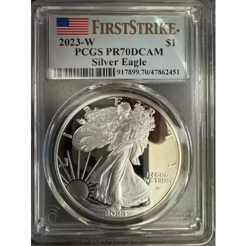 2023-W $1 Silver Eagle First Strike, DCAM