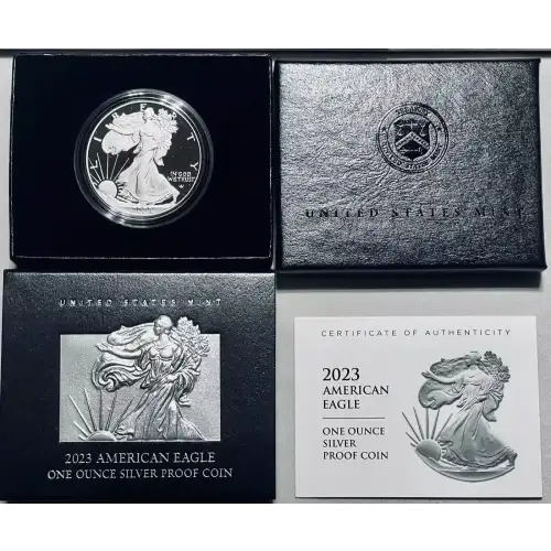 2023 W 1oz Silver Eagle  Proof - with Original Govt Packaging