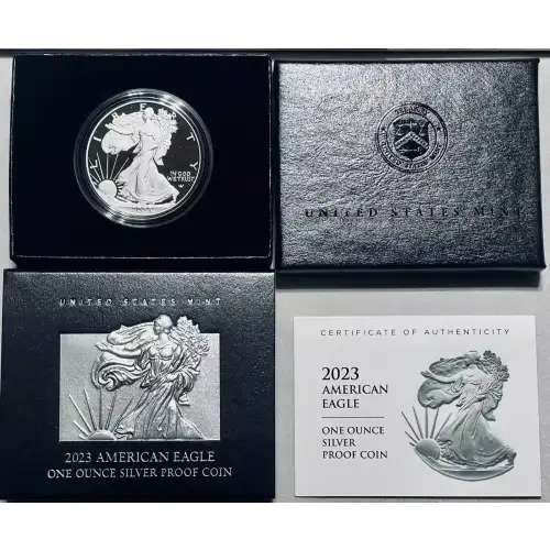 2023 W 1oz Silver Eagle  Proof - with Original Govt Packaging