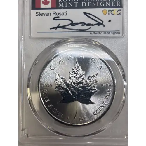 2024 $5 Maple Leaf/Ag First Strike Steven Rosati (2)