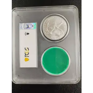 2025 $1 Silver Eagle With Box Fragment