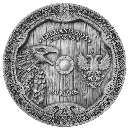 2025 2 oz Valkyries - Arnhild Silver Coin - Quad City Coin Co