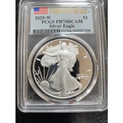 2025-W $1 Silver Eagle First Strike, DCAM (2)