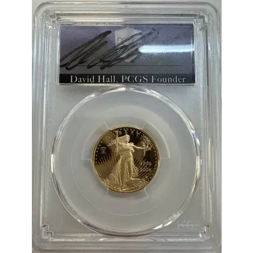 2026-W $10 Gold Eagle w/ Liberty Bell 250 Privy First Day of Issue David Hall PCGS, DCAM