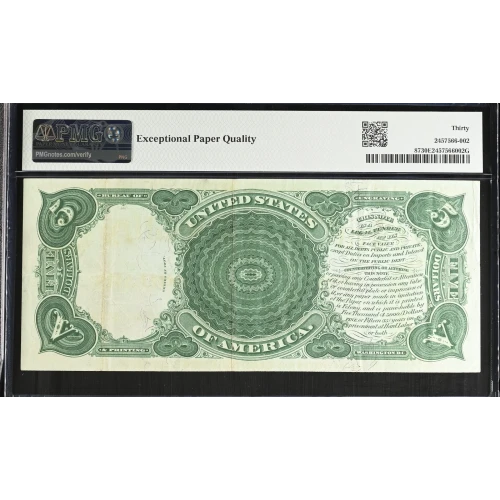 $5  Small Red, scalloped Legal Tender Issues 87 (3)