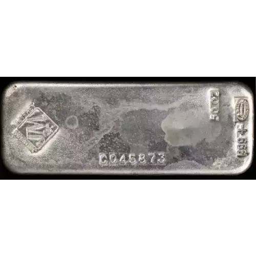 50oz - Johnson Matthey Silver Bar 