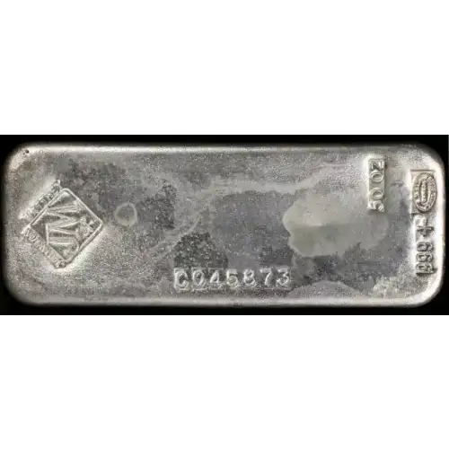 50oz - Johnson Matthey Silver Bar