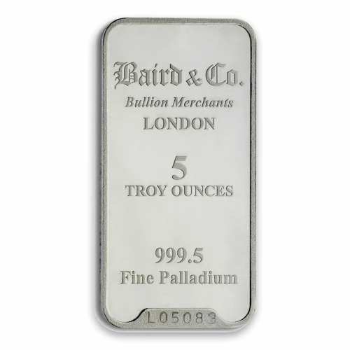 5oz Baird & Co Palladium Minted Bar (2)