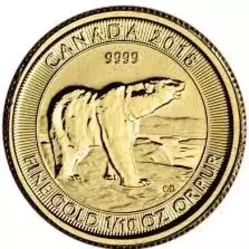 Any Year 1/10oz Canadian Polar Bear