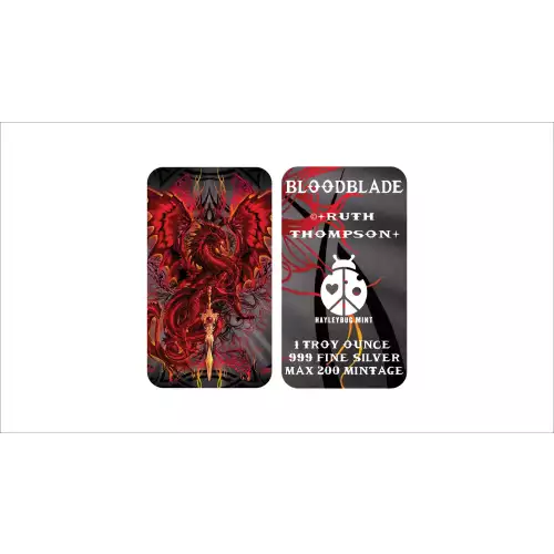 Blood Blade 1 ounce Silver Bar 
