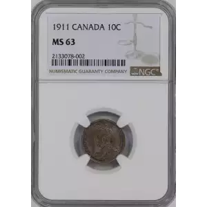 CANADA Silver 10 CENTS