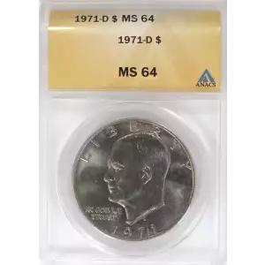 Dollars---Eisenhower 1971-1978 Copper-Nickel- 1 Dollar