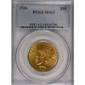 Eagles---Indian Head 1907-1933 -Gold- 10 Dollar