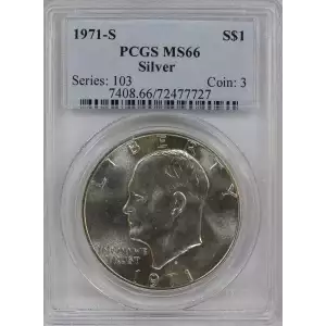 Eisenhower Silver Dollar (1971-1978) - 40% Silver