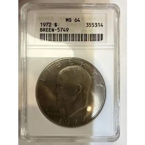 Eisenhower Silver Dollar (1971-1978) - 40% Silver