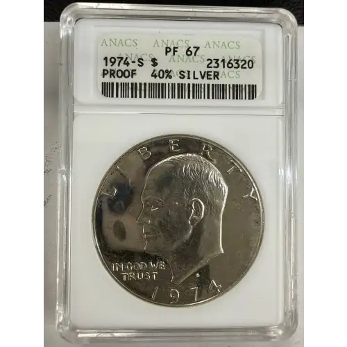 Eisenhower Silver Dollar (1971-1978) - 40% Silver