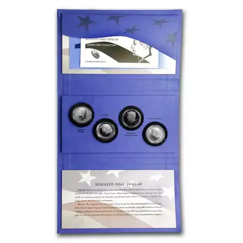 Fifty Cents - Kennedy - 50th Anniversary (2014) - Silver