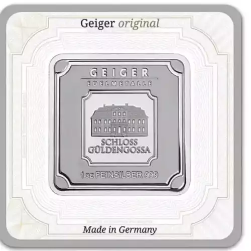 Geiger - 1 ounce Silver Bar