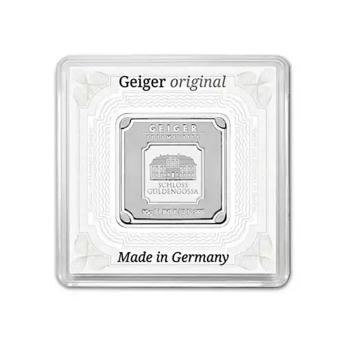 Geiger - 10 gram Silver Bar 