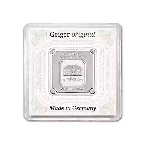 Geiger - 10 gram Silver Bar