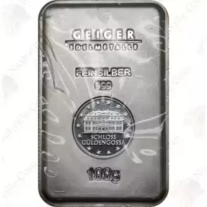 Geiger - 100 gram Silver Bar