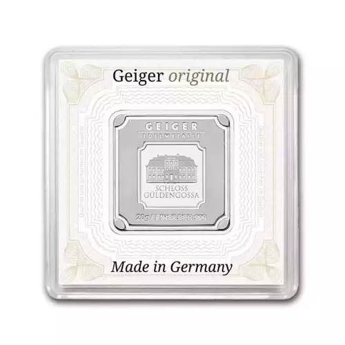 Geiger - 20 gram Silver Bar