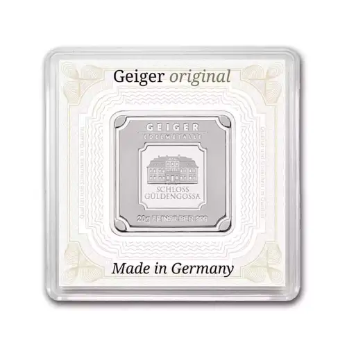 Geiger - 20 gram Silver Bar