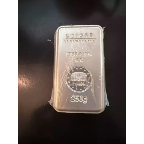 Geiger - 250 gram Silver Bar (3)