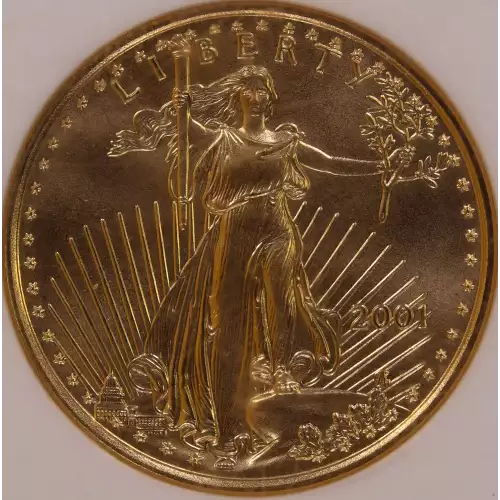 Gold Bullion-Gold Eagles--$10 Gold Eagle 1/4 oz -Gold- 10 Dollar (3)