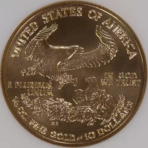 Gold Bullion-Gold Eagles--$10 Gold Eagle 1/4 oz -Gold- 10 Dollar