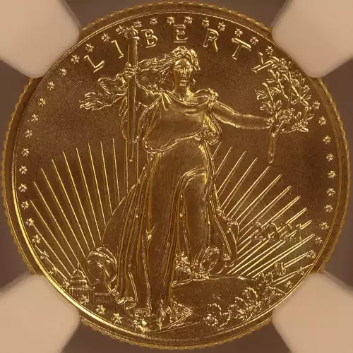 Gold Bullion-Gold Eagles--$10 Gold Eagle 1/4 oz -Gold- 10 Dollar