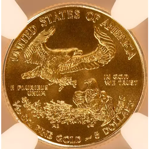 Gold Bullion-Gold Eagles--$5 Gold Eagle 1/10 oz -Gold- 5 Dollar