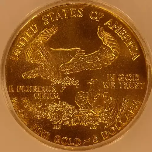 Gold Bullion-Gold Eagles--$5 Gold Eagle 1/10 oz -Gold- 5 Dollar