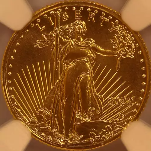 Gold Bullion-Gold Eagles--$5 Gold Eagle 1/10 oz -Gold- 5 Dollar