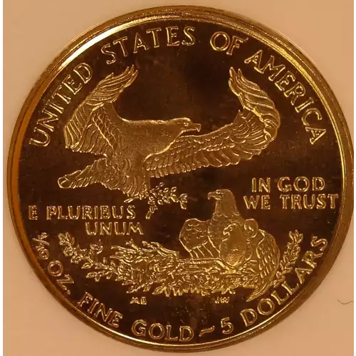 Gold Bullion-Gold Eagles--$5 Gold Eagle 1/10 oz -Gold- 5 Dollar