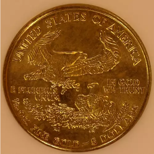 Gold Bullion-Gold Eagles--$5 Gold Eagle 1/10 oz -Gold- 5 Dollar