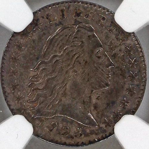 Half Dimes---Flowing Hair 1794-1795 -Silver- 0.5 Dime (4)