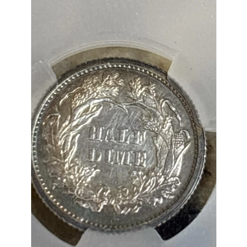 Half Dimes---Liberty Seated 1837-1873-Silver- 0.5 Dime (4)