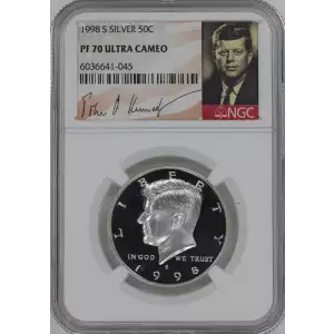 Half Dollars---Kennedy- Post 1970 Silver- 0.5 Dollar