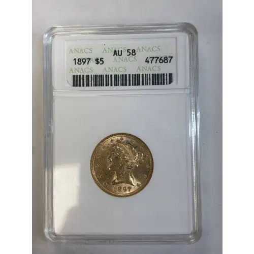 Half Eagles---Liberty Head 1839-1908 -Gold- 5 Dollar